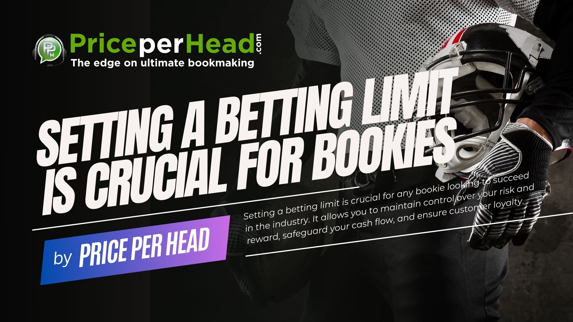 setting a betting limit is crucial for bookies, price per head, pay per head service, bookie software