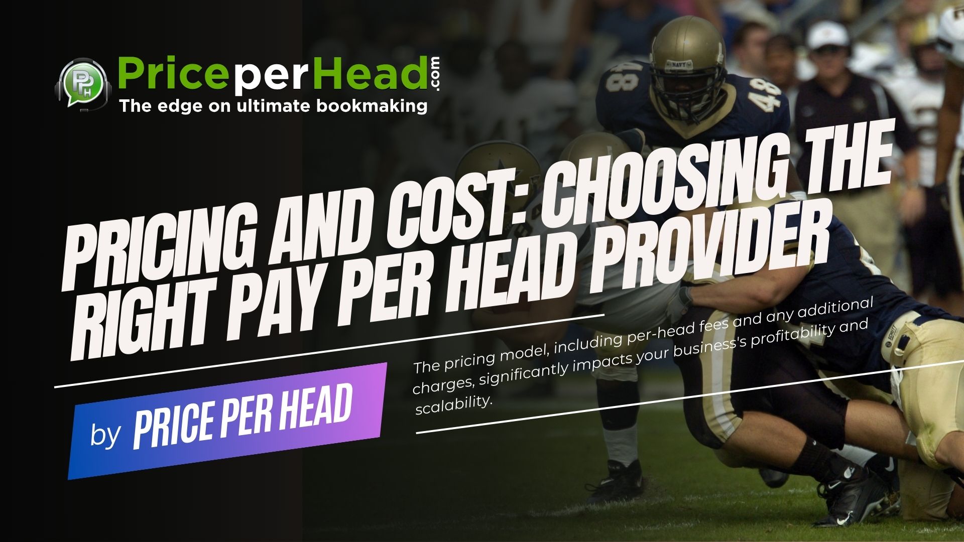 pricing and cost: choosing the right pay per head provider, price per head, bookie software