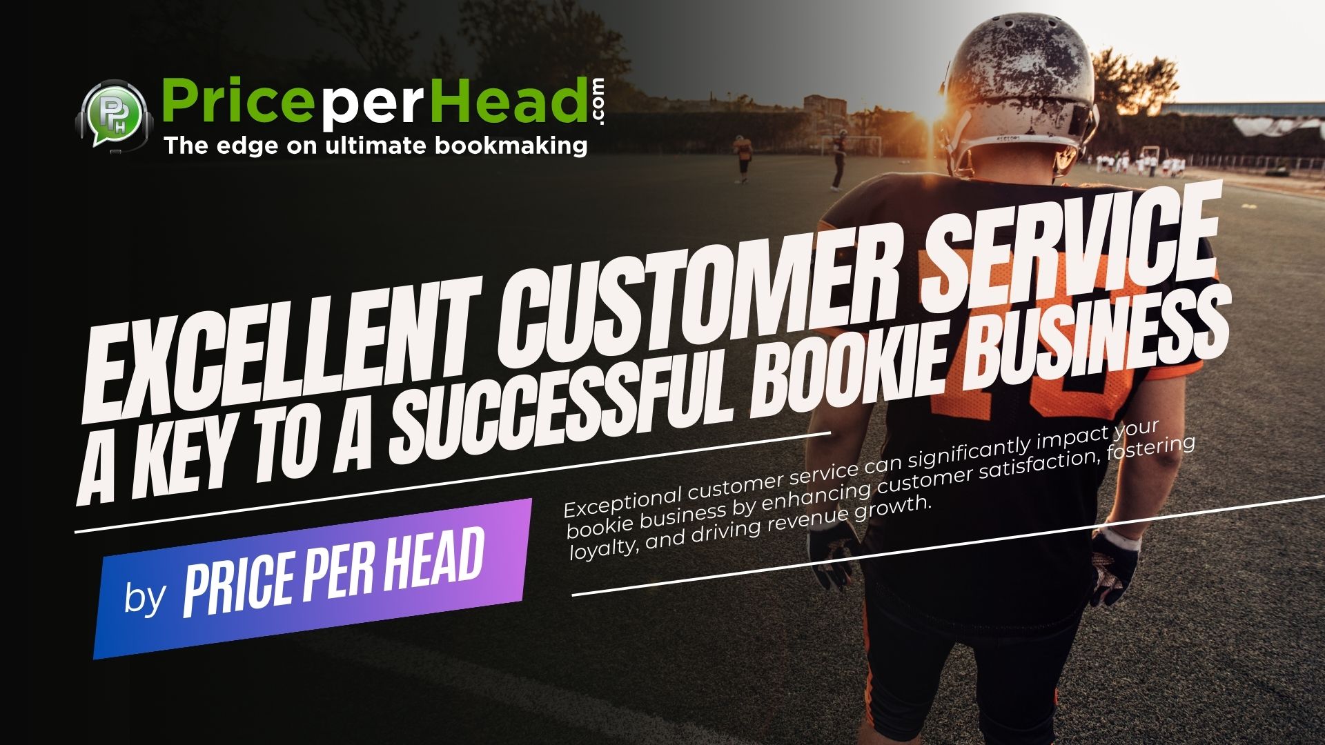 provide excellent customer service: a key to a successful bookie business, price per head, bookie software