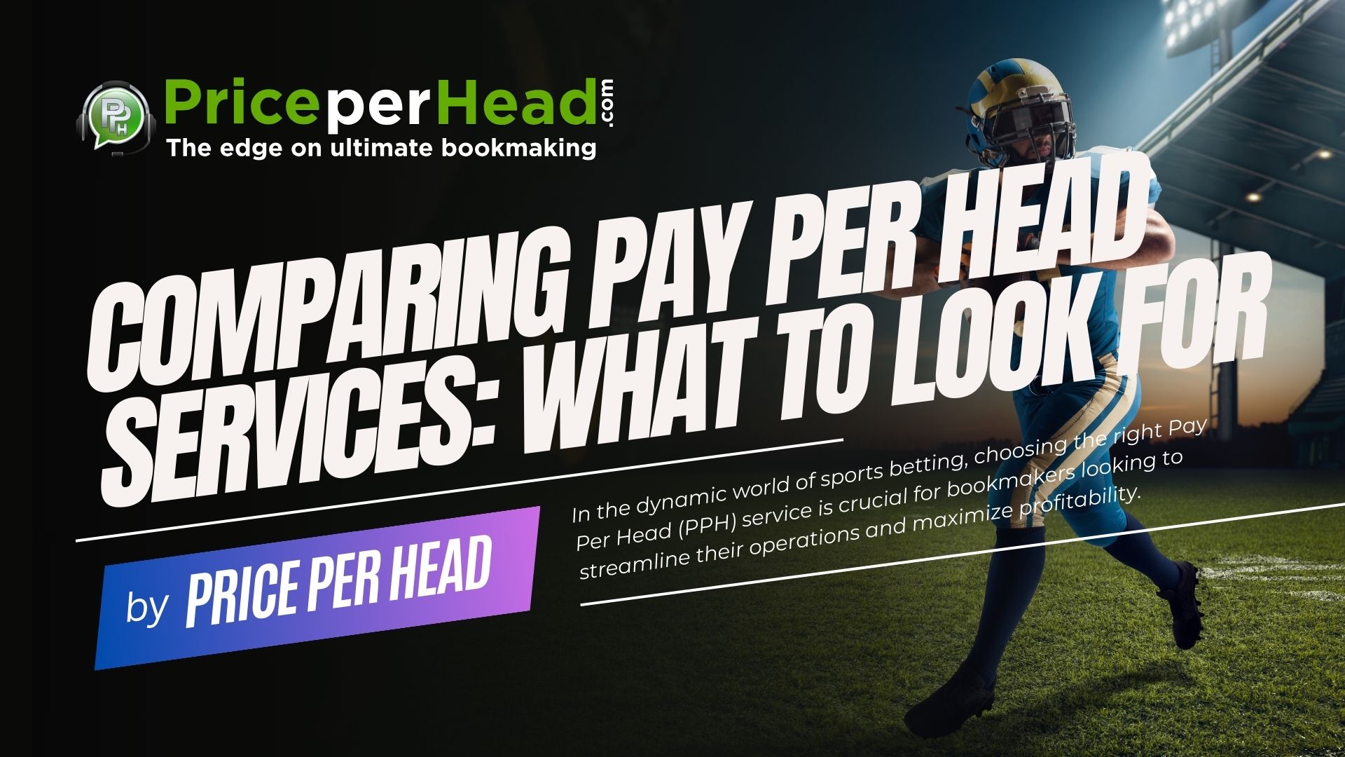 comparing pay per head services: what to look for, price per head, bookie software